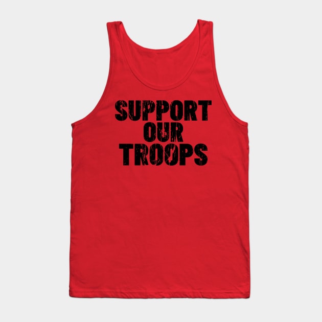 RED SHIRT FRIDAY SUPPORT OUR TROOPS T-SHIRT Tank Top by Cult Classics